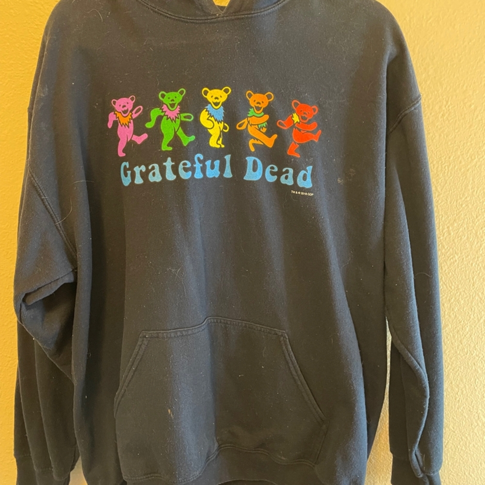 Grateful Dead DANCING BEARS Heavy Blend Navy Sweatshirt